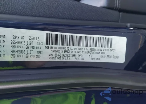 2016 Dodge Durango Sxt from USA, damaged, VIN 1C4RDJAG3GC315980